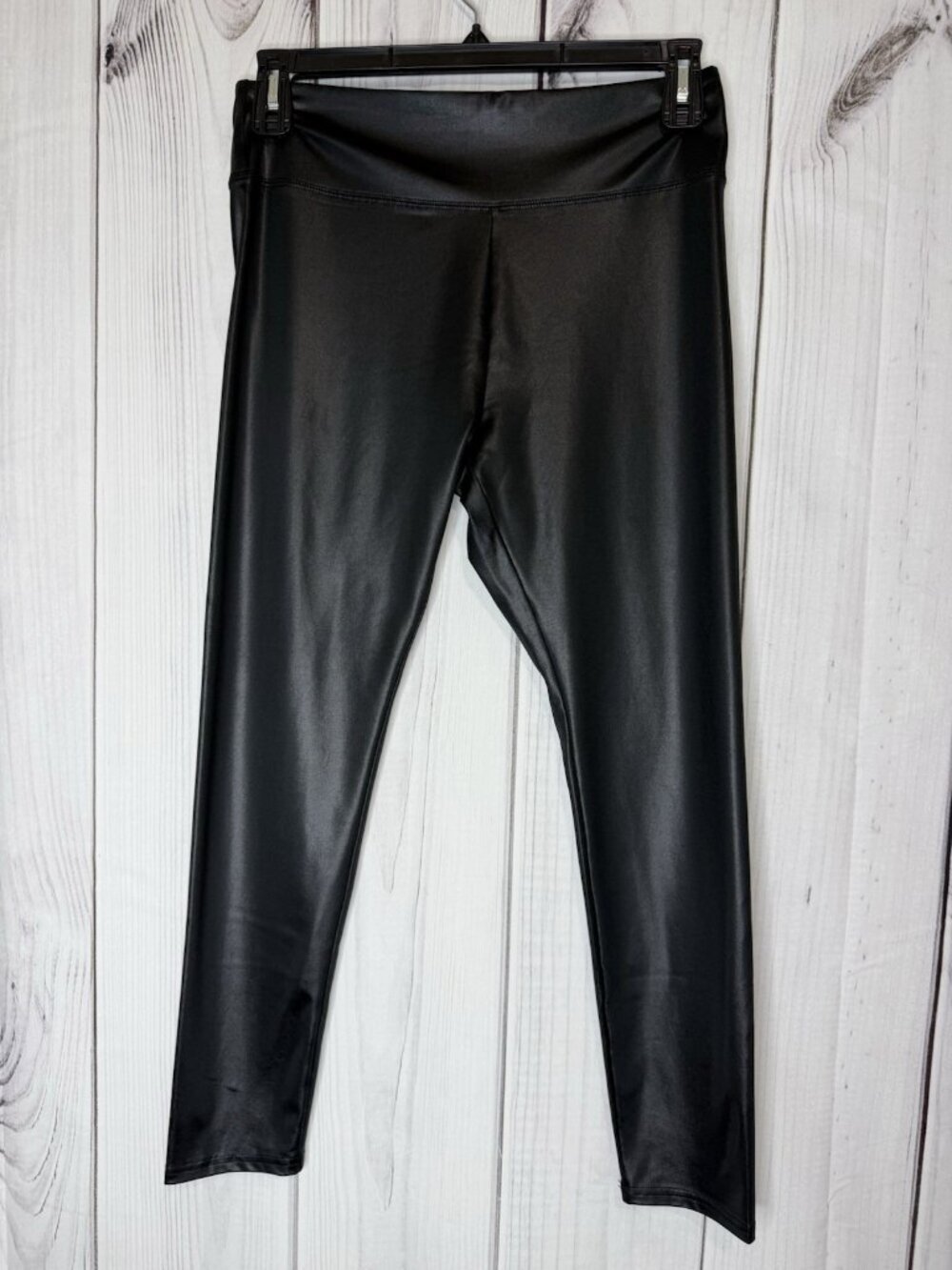 Wild Fable Womens Sz Large (32x26) Faux Leather Ankle Leggings Pants Black